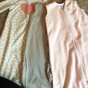 Set of 3 sleep sacks (fits up to 12 months)